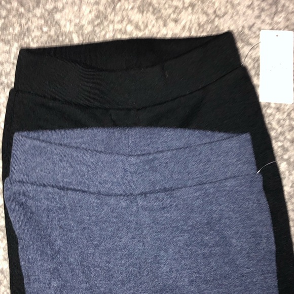 Brand New w/tags infant boys 2 piece pants 0-3 months black & navy blue - Picture 2 of 4